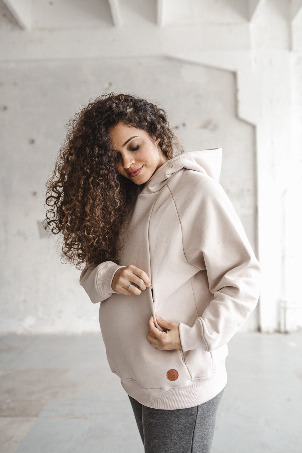 Still Hoodie beige