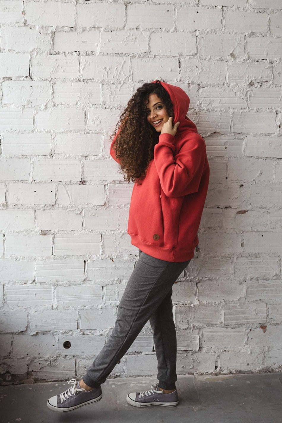 Still Hoodie Cranberry