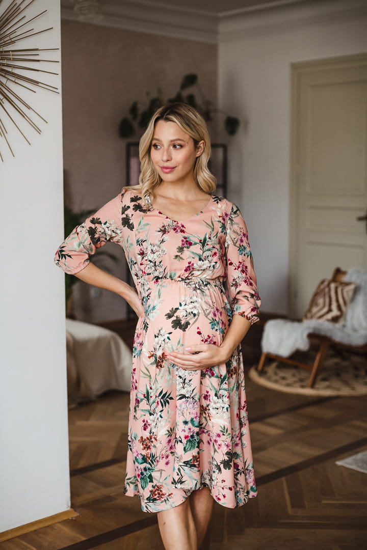 Lovely Umstands- und Stillkleid blütenrosa