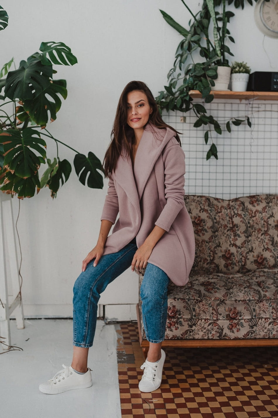 Umstandsmantel babyrosa
