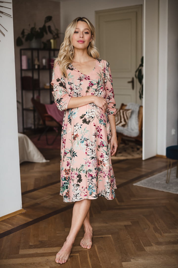 Lovely Umstands- und Stillkleid blütenrosa