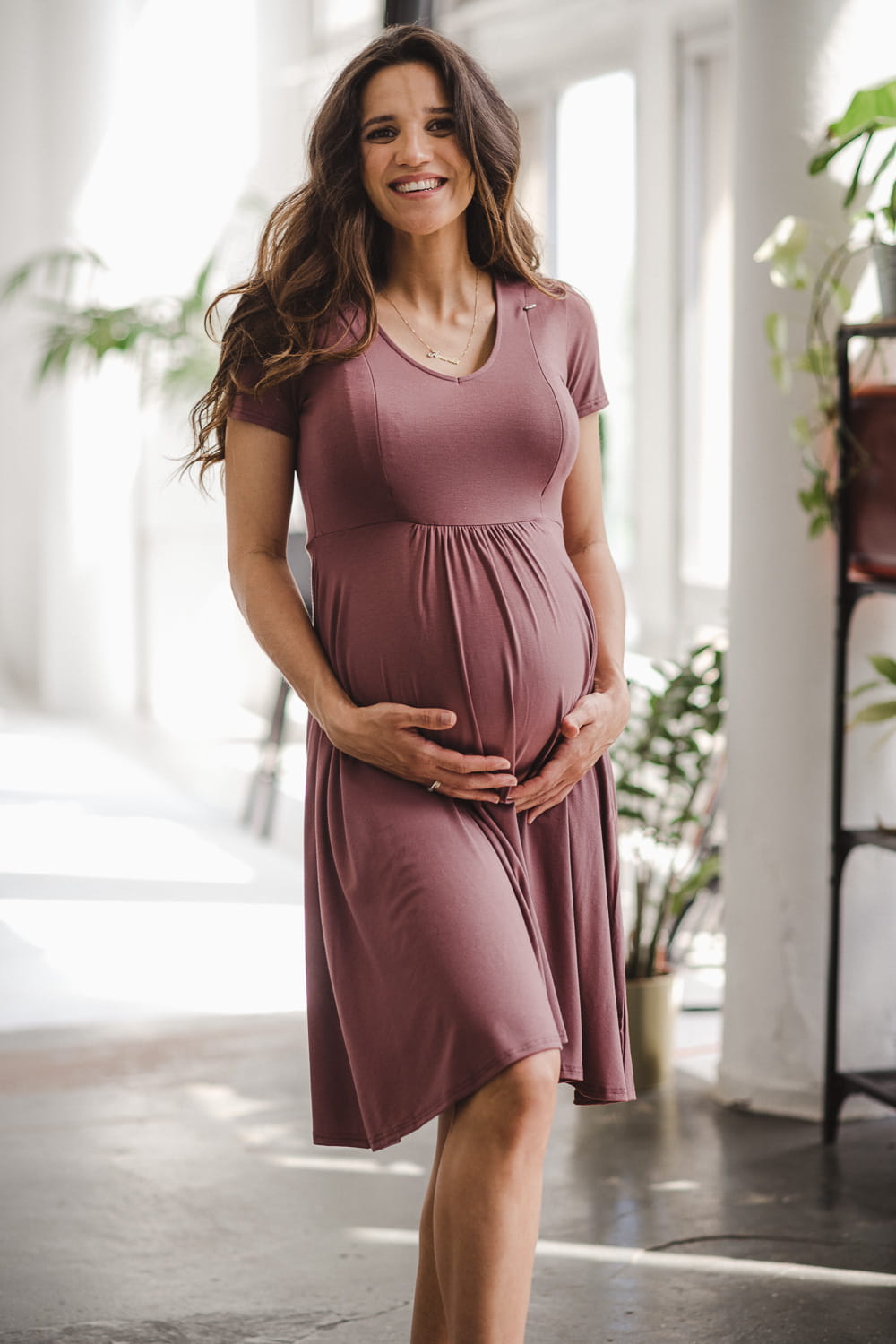Chic Mommy Kleid dusty rose