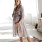 Lovely Umstands- und Stillkleid taupe