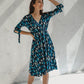 Wickelkleid schwanger & stillen blau