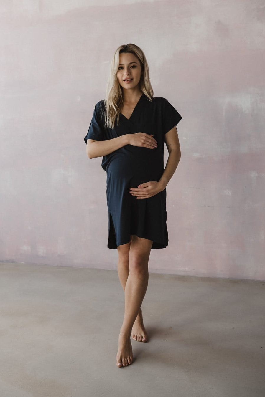 Bamboo Nachtkleid navy