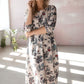 Paisley Umstands- und Stillkleid natural