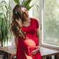 Chic Mommy Kleid rot