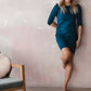 Milky Stillkleid petrol