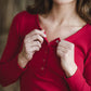 Shirtkleid für Schwangere und Stillende rot