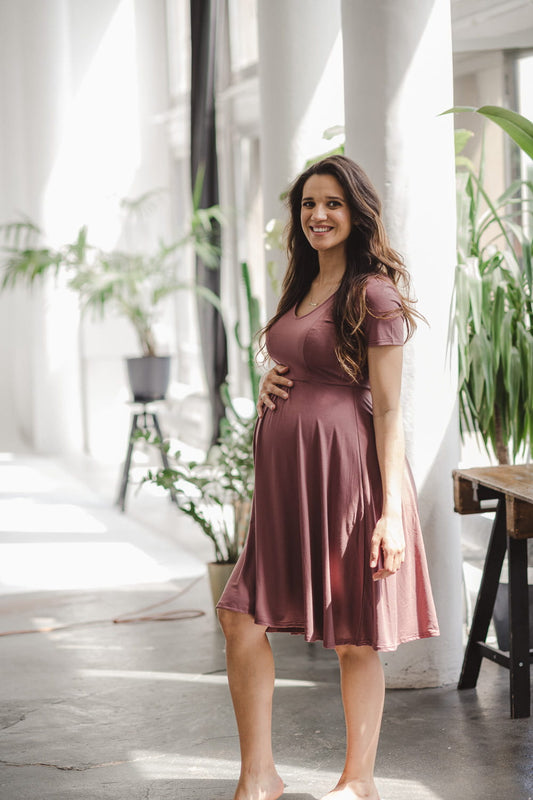 Chic Mommy Kleid dusty rose